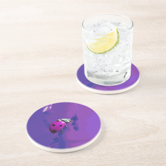 Dessous De Verre En Grès Poupée Ladybug