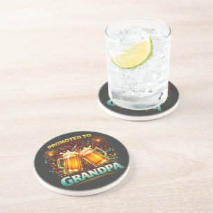 Dessous De Verre En Grès Promu au grand-père futur