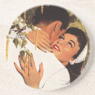 Dessous De Verre En Grès Proposition de mariage vintage, Amour et Romance
