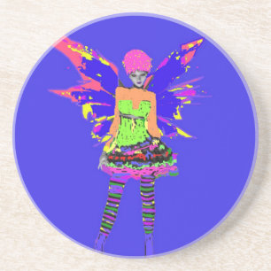 Dessous De Verre En Grès Punk Rock Fairy