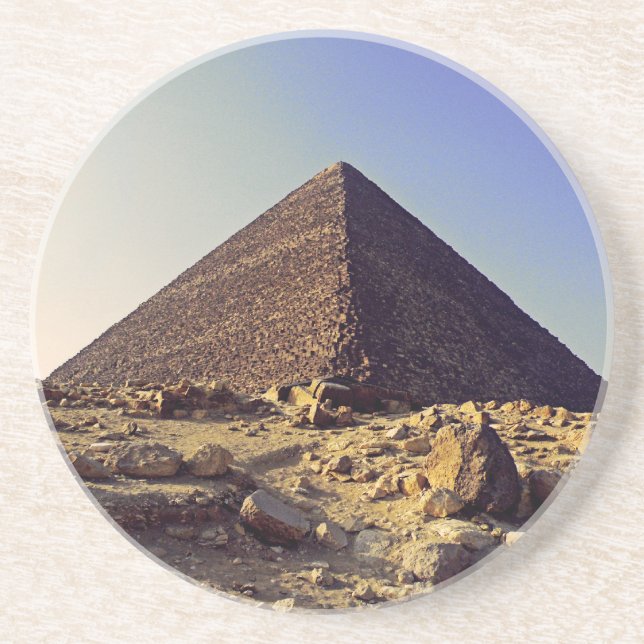 Dessous De Verre En Grès Pyramide des pharaons (Devant)