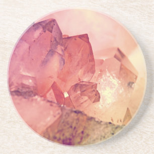 Dessous De Verre En Grès quartz rose