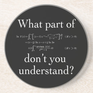 Dessous De Verre En Grès Quelle partie de... Blanc sur foncé