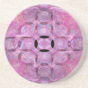 Dessous De Verre En Grès Quelque chose de rose
