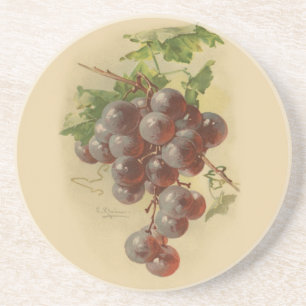 Dessous De Verre En Grès Raisins vintages