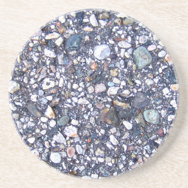 Dessous De Verre En Grès Rapprochement du trottoir (Devant)