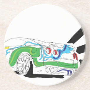 Dessous De Verre En Grès Redlights