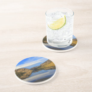 Dessous De Verre En Grès Réflexions sur le lac Tenaya