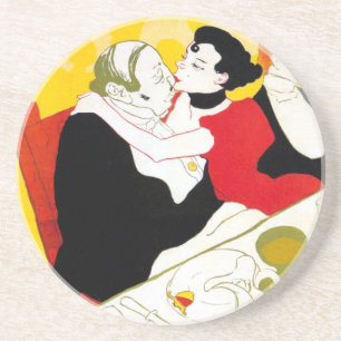 Dessous De Verre En Grès Reine De Joie, 1892