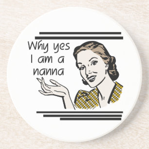 Dessous De Verre En Grès Rétro T-shirts et cadeaux de Nanna