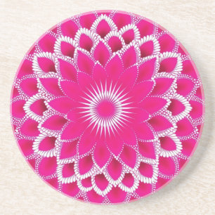 Dessous De Verre En Grès Rêve framboise