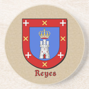 Dessous De Verre En Grès Reyes Bouclier héraldique