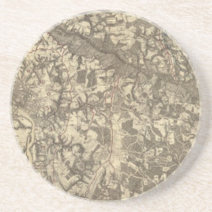 Dessous De Verre En Grès Richmond, Virginie