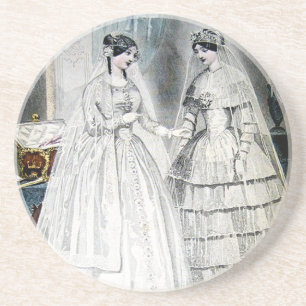 Dessous De Verre En Grès Robes Mariages blanches antiques