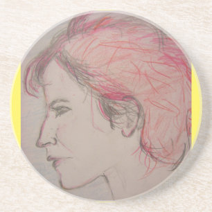 Dessous De Verre En Grès Rocker Girl