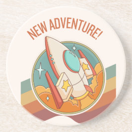 Dessous De Verre En Grès rocketship nouvelle aventure