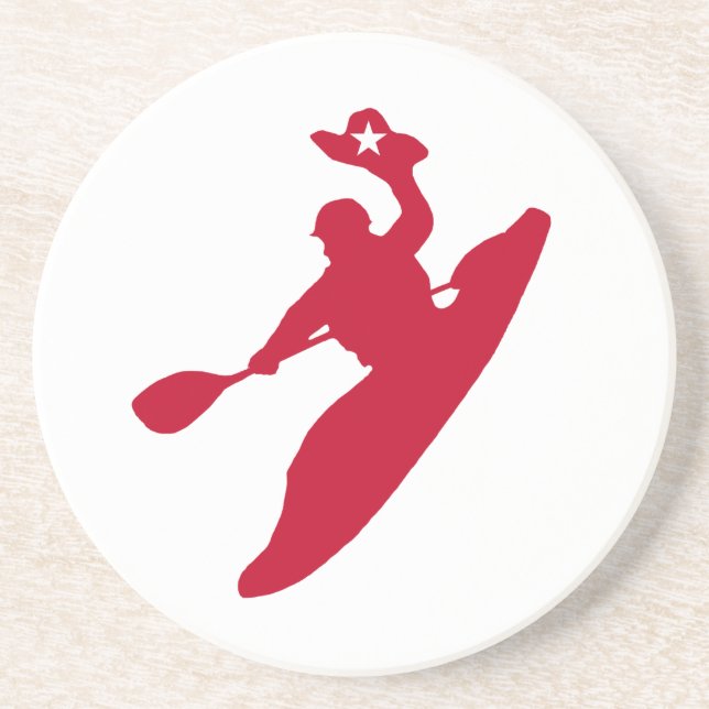 Dessous De Verre En Grès Rodeo Kayak (Devant)