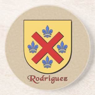 Dessous De Verre En Grès Rodriguez Bouclier héraldique
