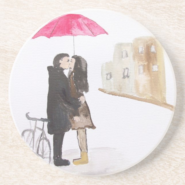 Dessous De Verre En Grès Romance (Devant)