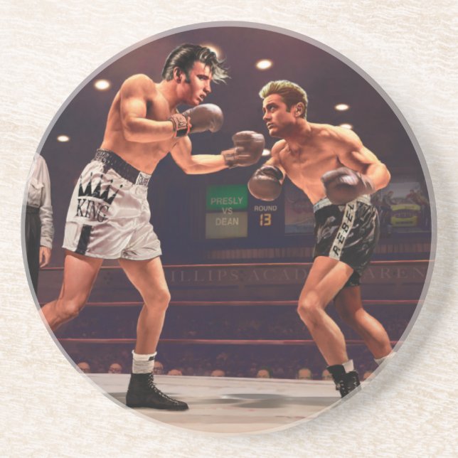 Dessous De Verre En Grès Rond final (Devant)