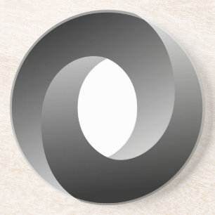 DESSOUS DE VERRE EN GRÈS ROUE SPIRALE