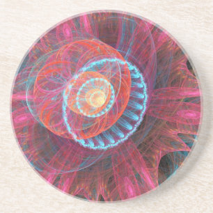 Dessous De Verre En Grès Rouge