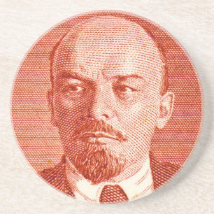 Dessous De Verre En Grès Rouge de Lénine