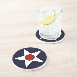 Dessous De Verre En Grès Roundel d'aéronef militaire américain - 241102-K