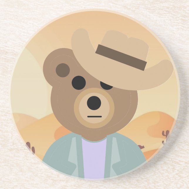 Dessous De Verre En Grès Routes du pays (Devant)