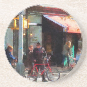Dessous De Verre En Grès Ruelle de vélo