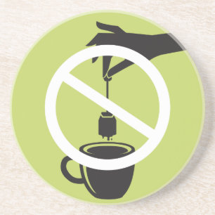 Dessous De Verre En Grès Sachet à thé