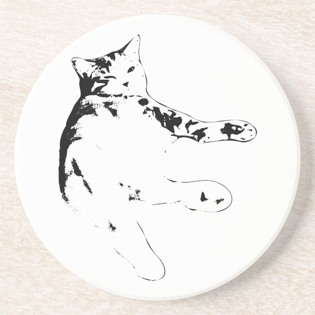 Dessous De Verre En Grès Salon Lazy (Devant)