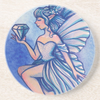 Dessous De Verre En Grès Sapphire Fairy