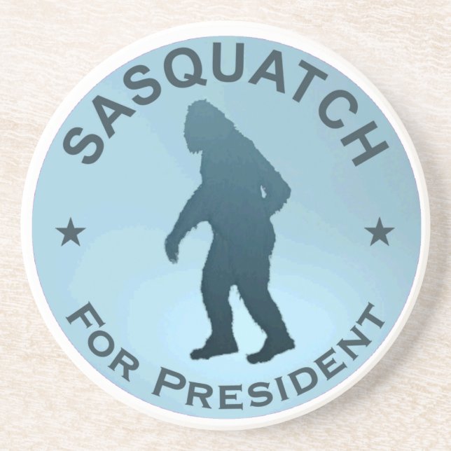 Dessous De Verre En Grès Sasquatch, Président (Devant)