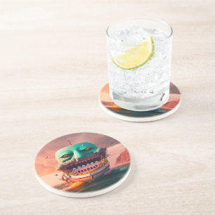 Dessous De Verre En Grès Scary