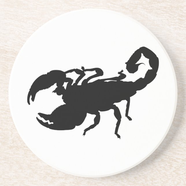 Dessous De Verre En Grès Scorpion (Devant)