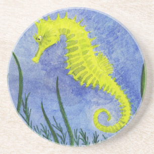 Dessous De Verre En Grès Seahorse