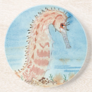 Dessous De Verre En Grès Seahorse