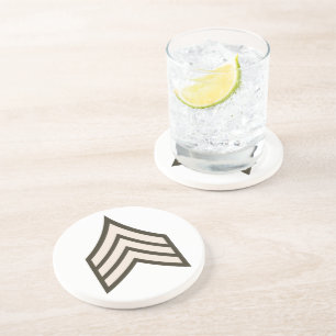 Dessous De Verre En Grès Sergent d'armée