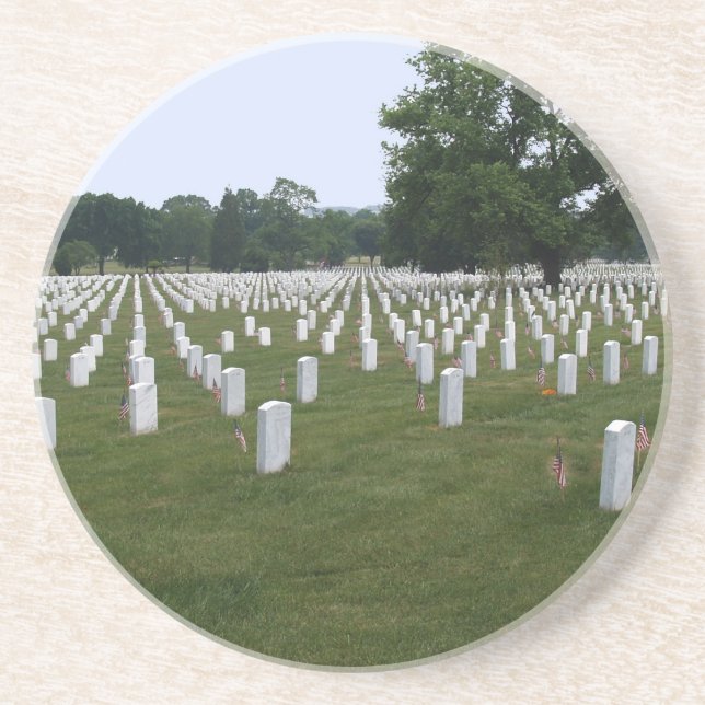 Dessous De Verre En Grès Série DC—Arlington Cemetery (Devant)