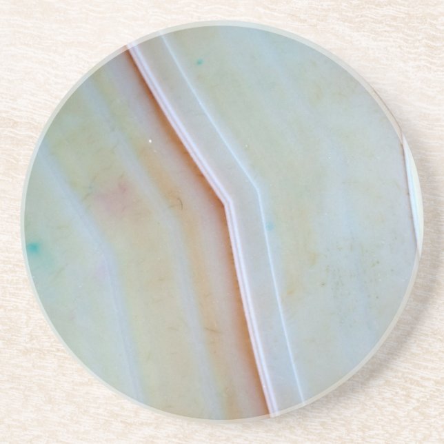 Dessous De Verre En Grès Série Gemstone - Agate poli (Devant)
