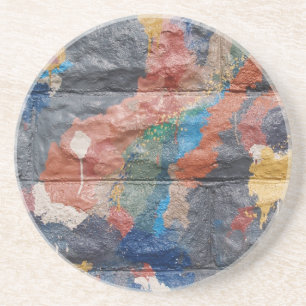 Dessous De Verre En Grès Série Graffiti—1 de nombreux designs