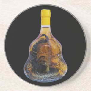 Dessous De Verre En Grès Serpent de cobra contre le Laotien de Yadong de