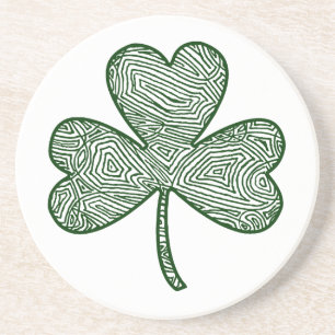 Dessous De Verre En Grès Shamrock