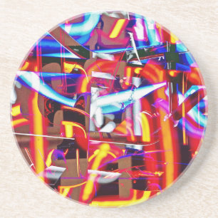 Dessous De Verre En Grès shattered lights