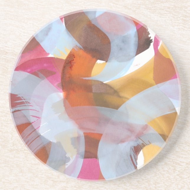 Dessous De Verre En Grès Sherbert I (Devant)