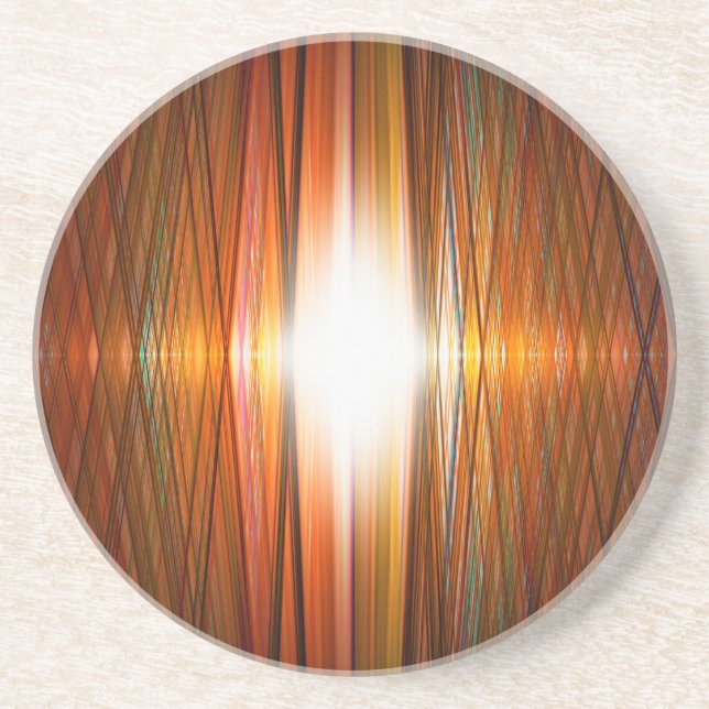 Dessous De Verre En Grès Shining starburst grid (Devant)