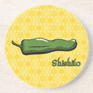 Dessous De Verre En Grès Shishito Chili Pepper Sandstone Coaster