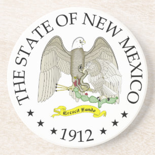 Dessous De Verre En Grès Signature du Nouveau-Mexique