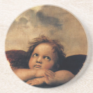 Dessous De Verre En Grès Sistine Madonna Angels par Raphael Sanzio